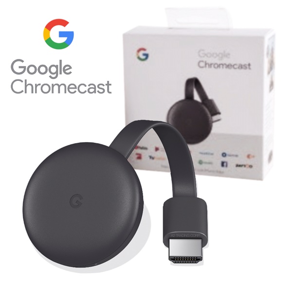 Google Chromecast 3rd Gen Streaming Media Player CHARCOAL Aotek